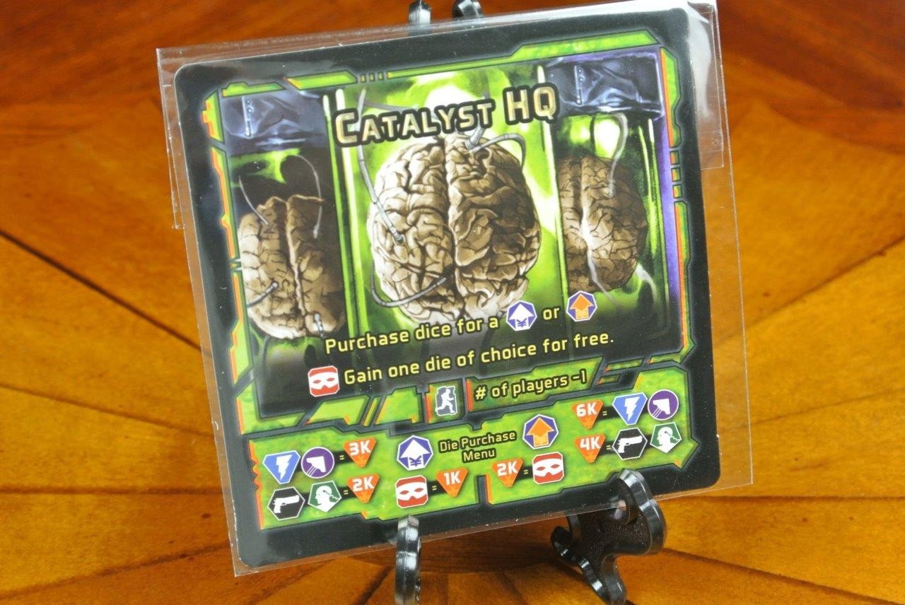 Shadowrun Sprawl Ops CATALYST HQ Board Game Promo Expansion Preorder Bonus