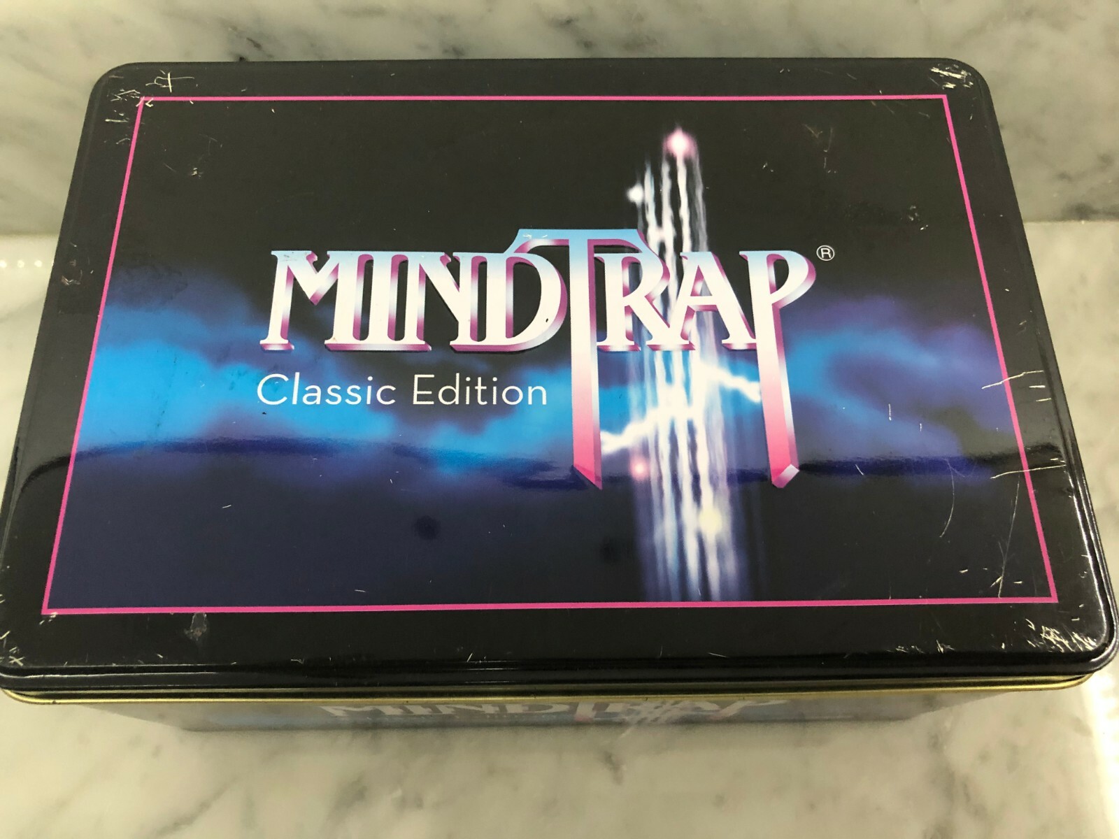 MindTrap Classic Edition Outset Media Metal Tin. Problem solving game.
