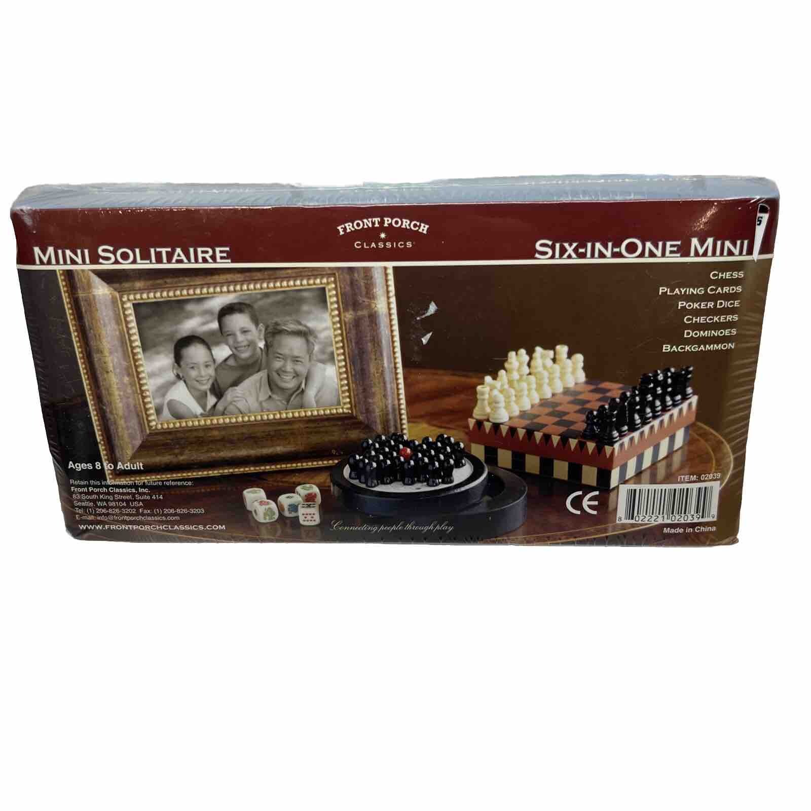 Front Porch Classics mini solitaire six in one games