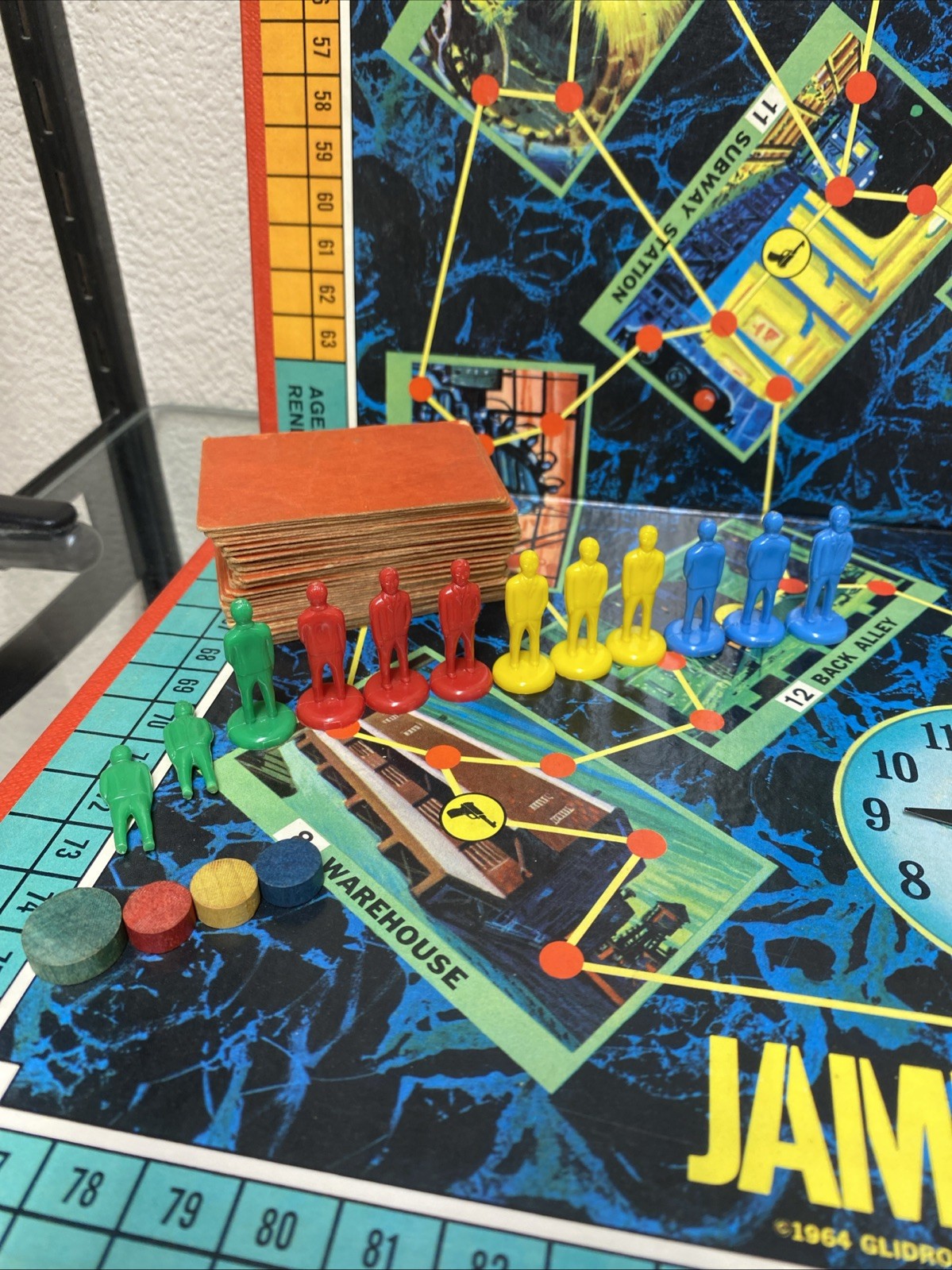James Bond Secret Agent 007 Game Vintage 1964 Milton Bradley Spy