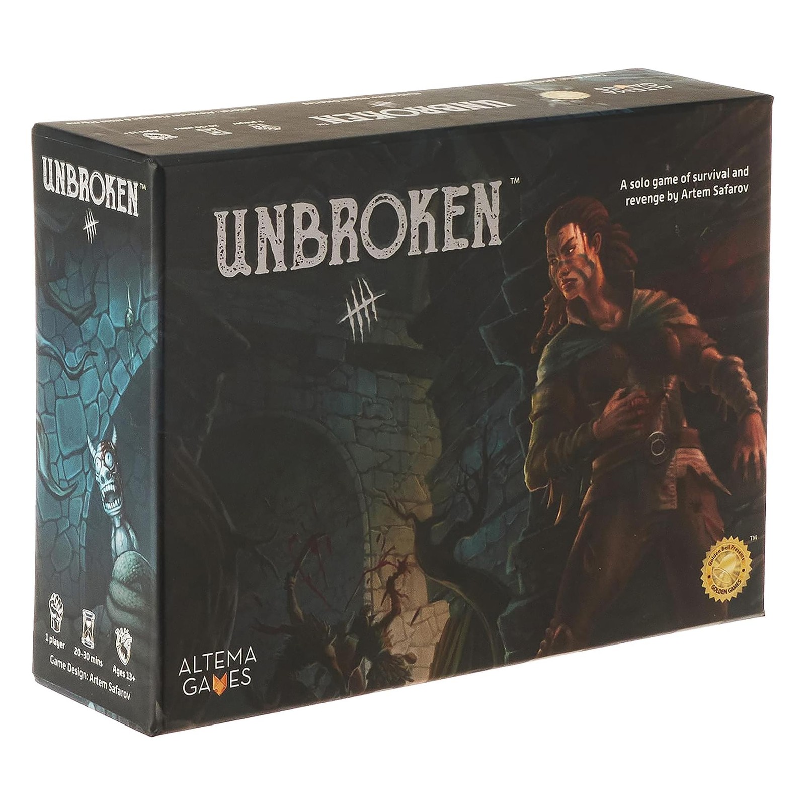 Unbroken – A Solo Card Game of Survival and Revenge