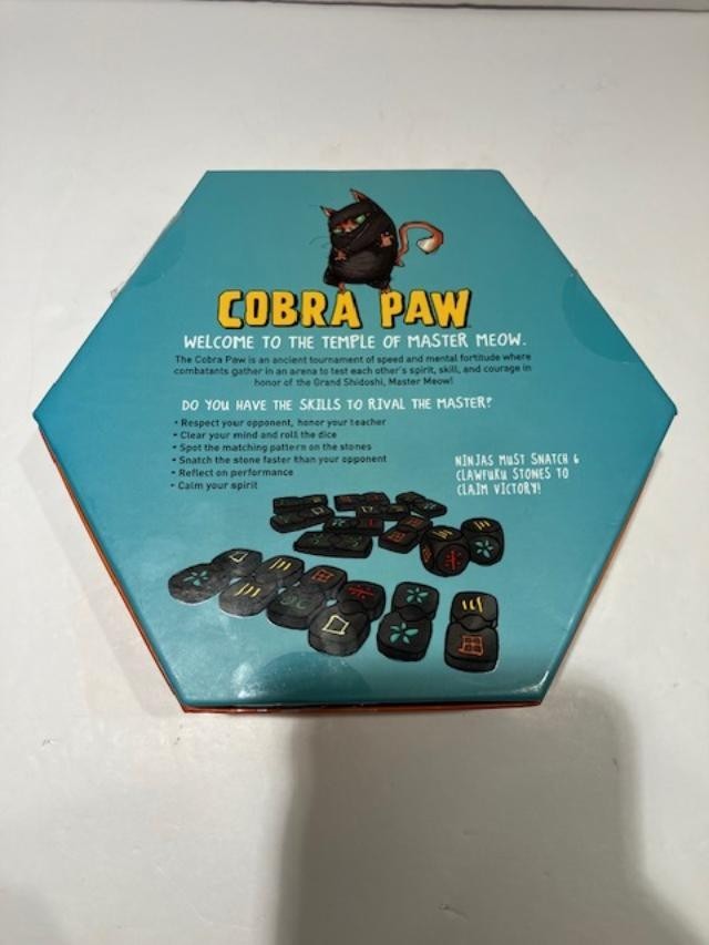 *COMPLETE* Cobra Paw Ninja Tile Game Bananagrams Master Meow Clawfuku Cat Ninja