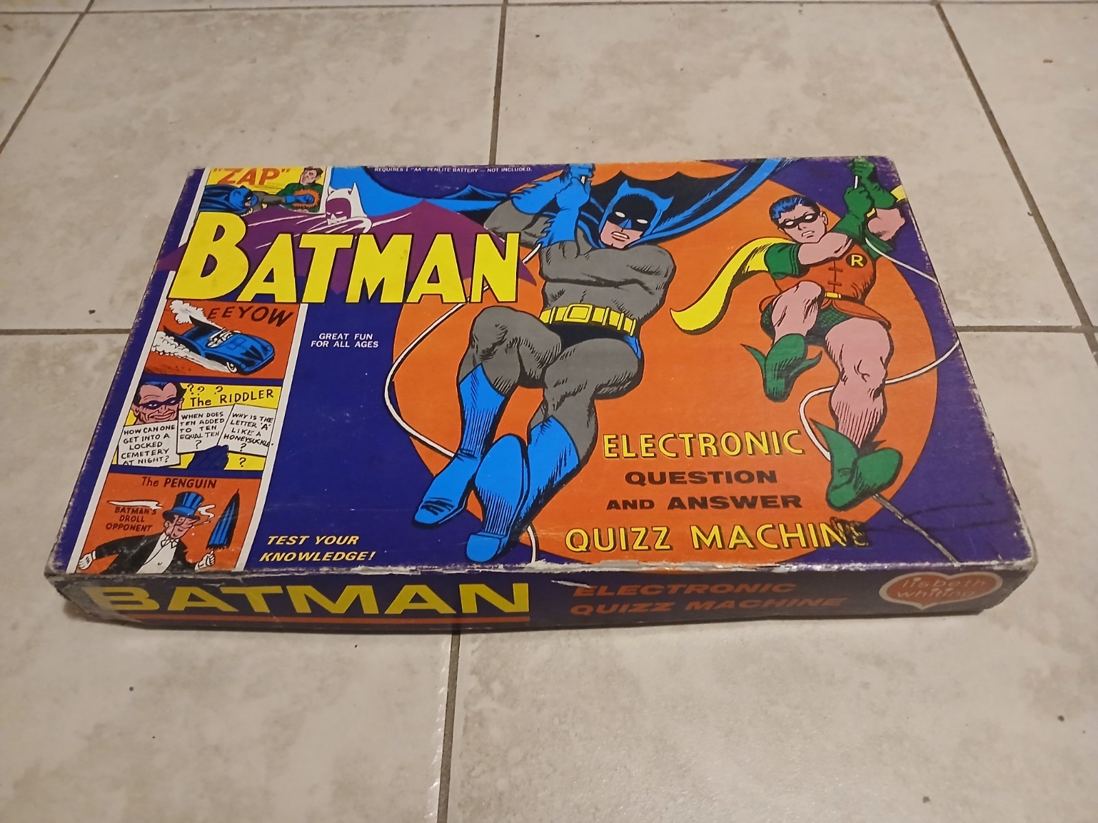 1966 Batman ElecTronic Quiz Game HTF.