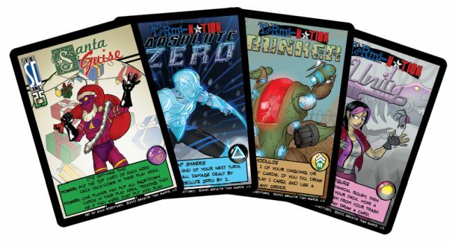 1x Sentinels of the Multiverse: Christmas Promo Pack(set of 4)(Santa Guise) Near