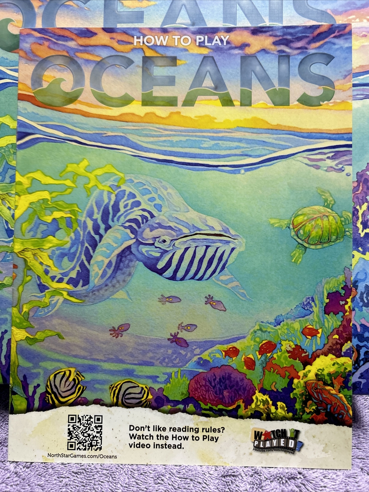 OCEANS, North Star Games 2019 Board Game (Limited Ed) Complete Excellent Shape!