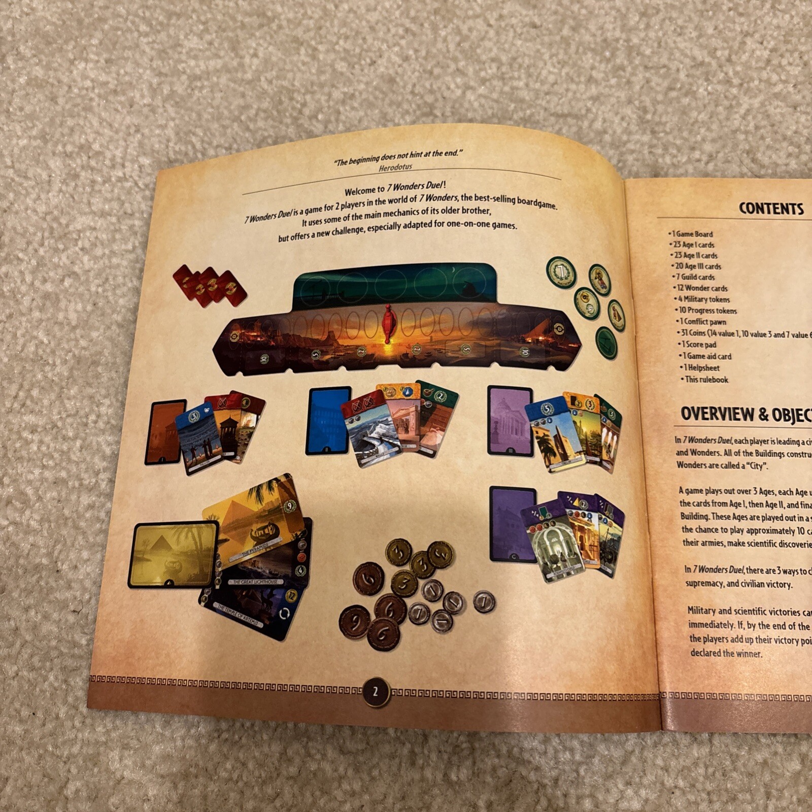 7 Wonders Duel Board Game Complete Repos Production 2015