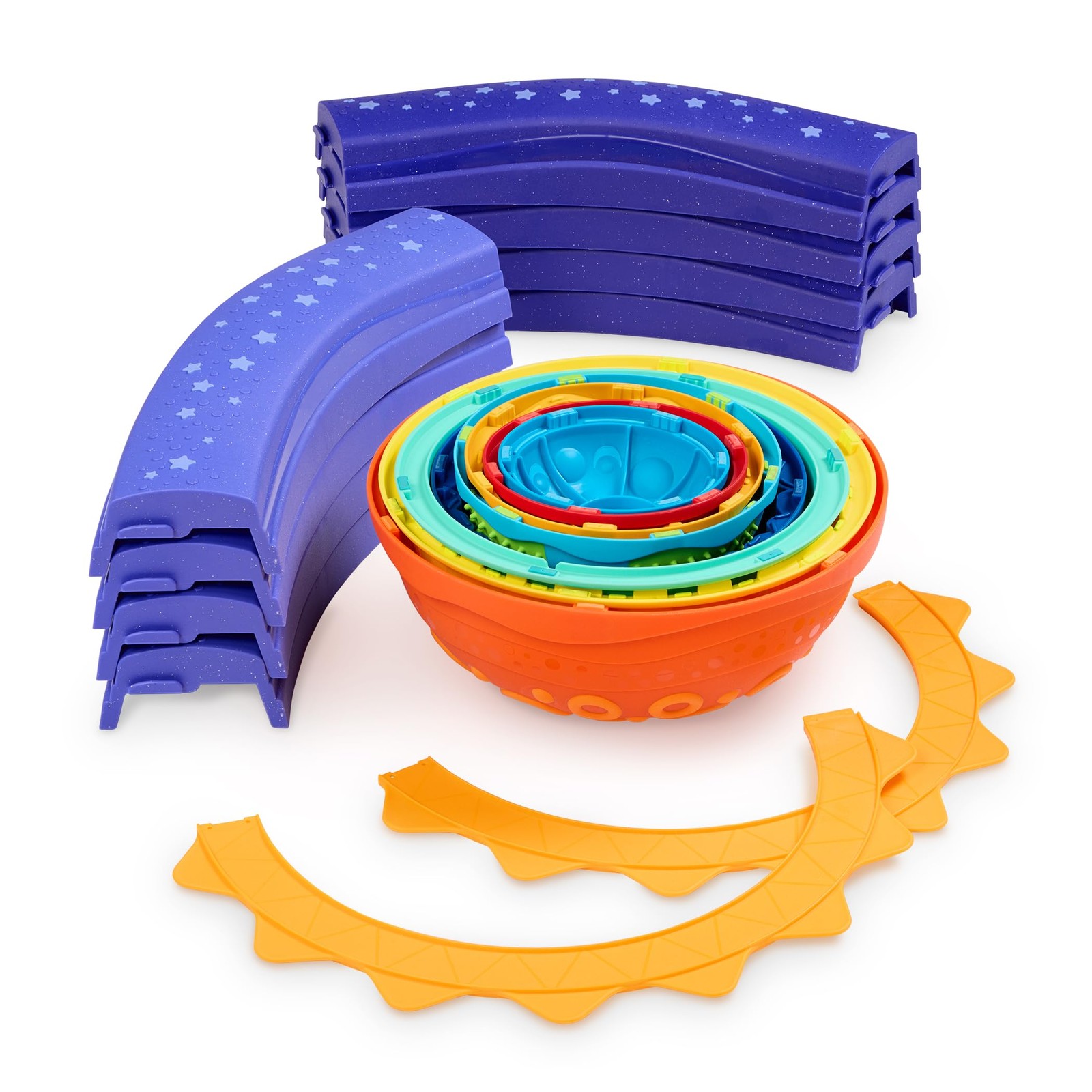 Balance Beam for Kids Interlocking Sensory Pods Active Play Toddlers Battat