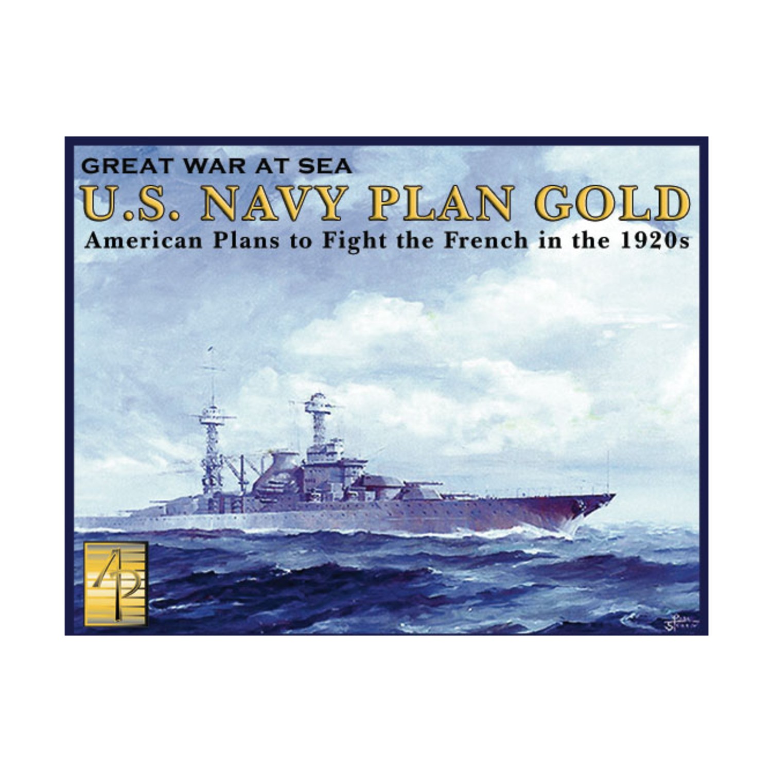 Avalanche Press Great War at Sea #8 – U.S. Navy Plan Gold VG+/NM
