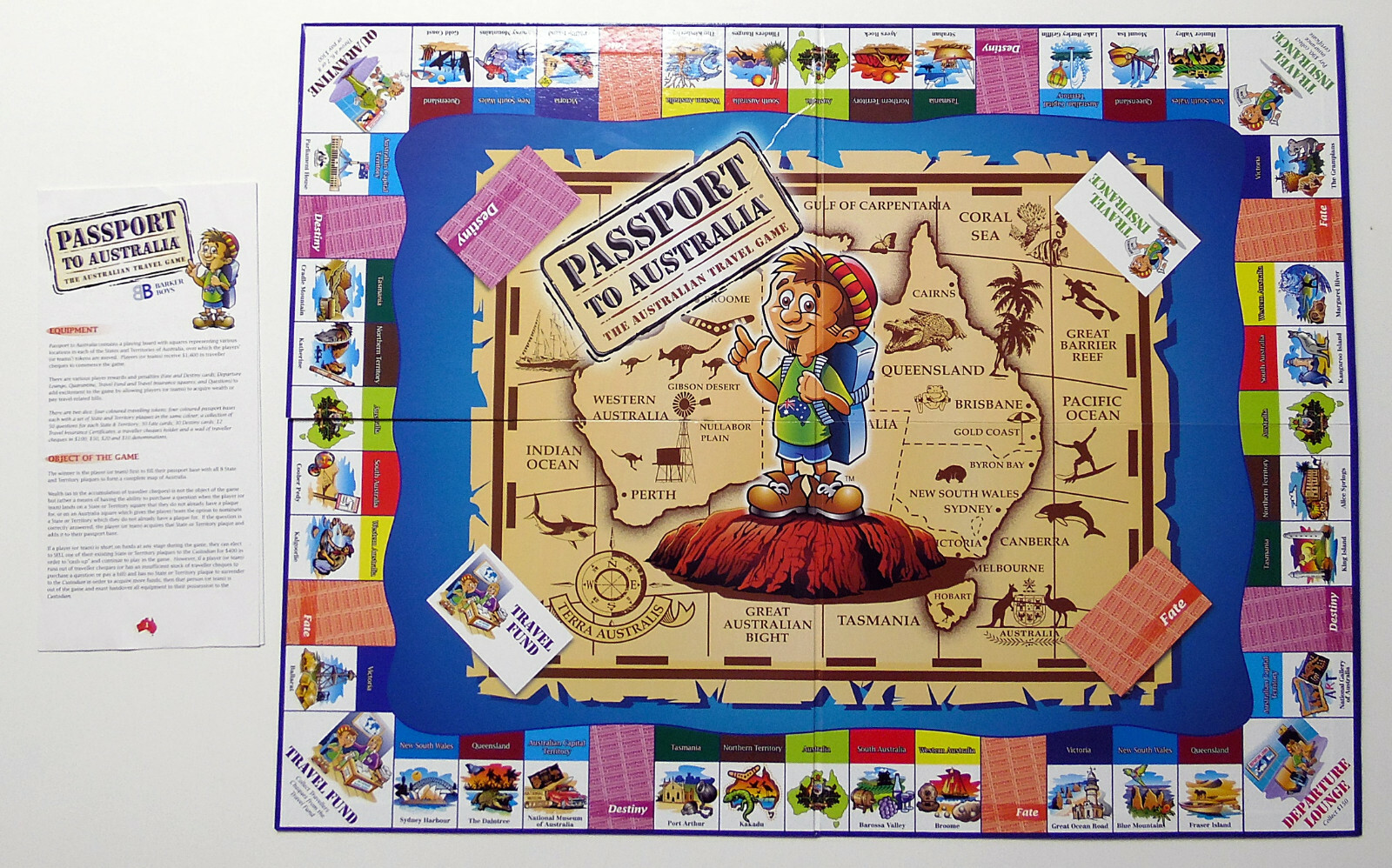 Passport To Australia – The Australian Travel Game – Barker Boys
