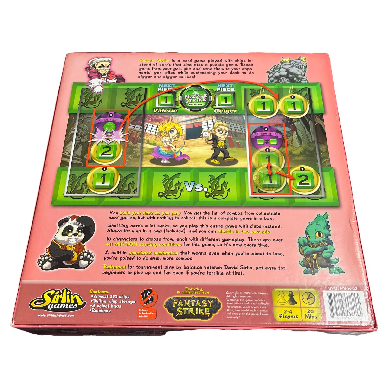Puzzle Strike – Bag of Chips (Sirlin Boardgame) – Complete