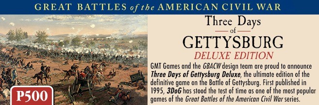 GMT Games Three Days of Gettysburg Deluxe