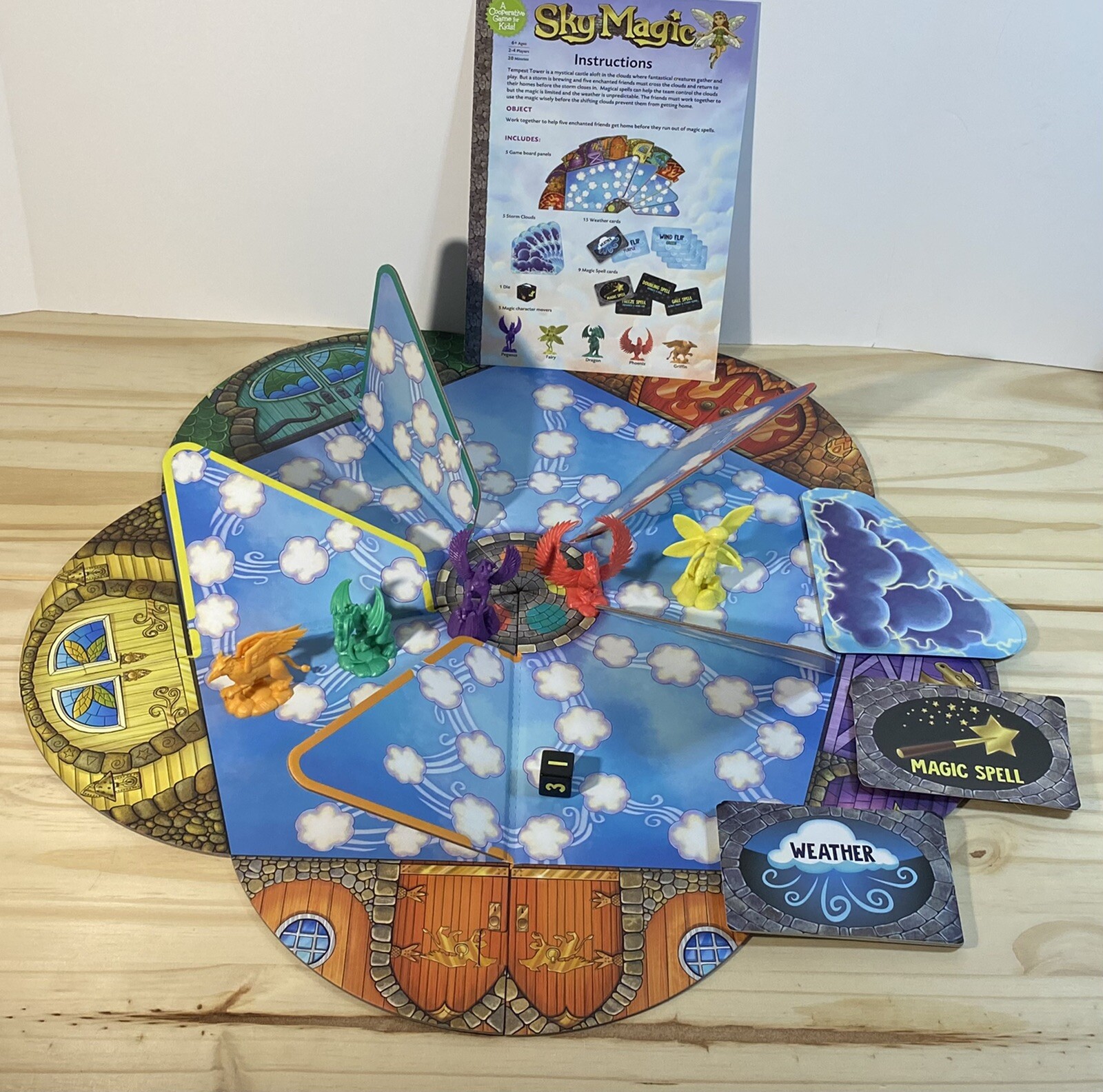 Peaceable Kingdom Sky Magic – Ages 6+ | 2-4 players MINT COMPLETE