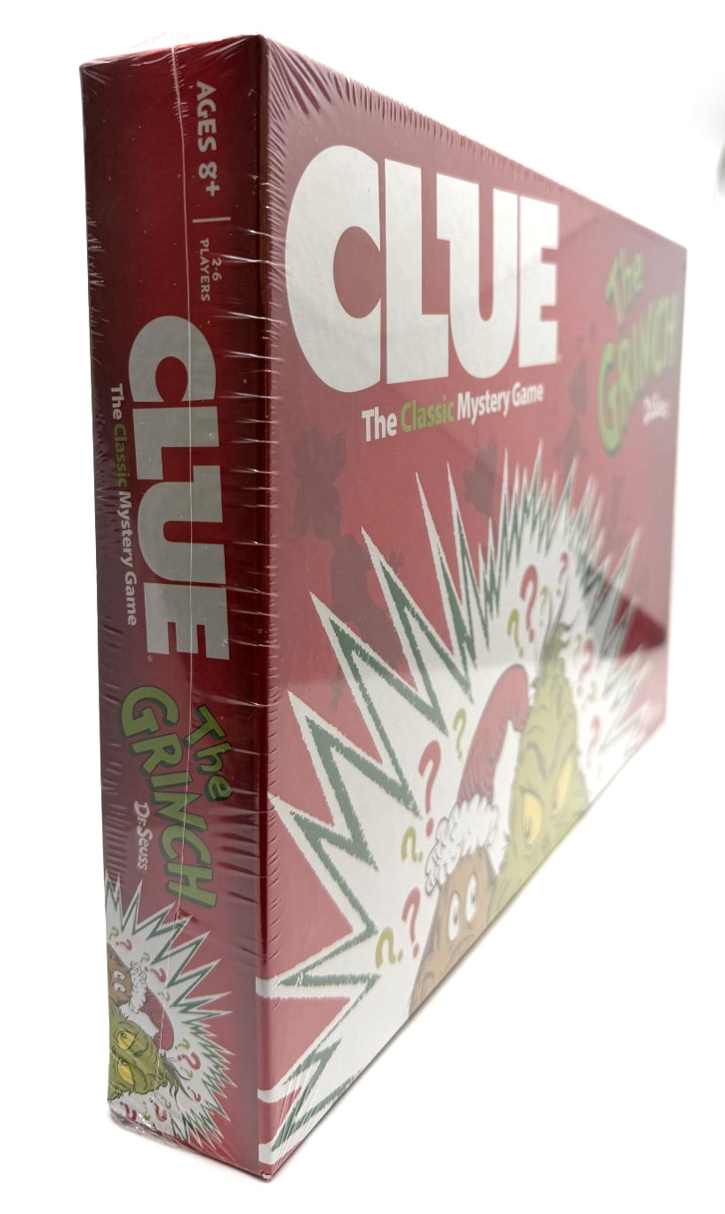 CLUE: How the Grinch Stole Christmas Board Game – New Sealed