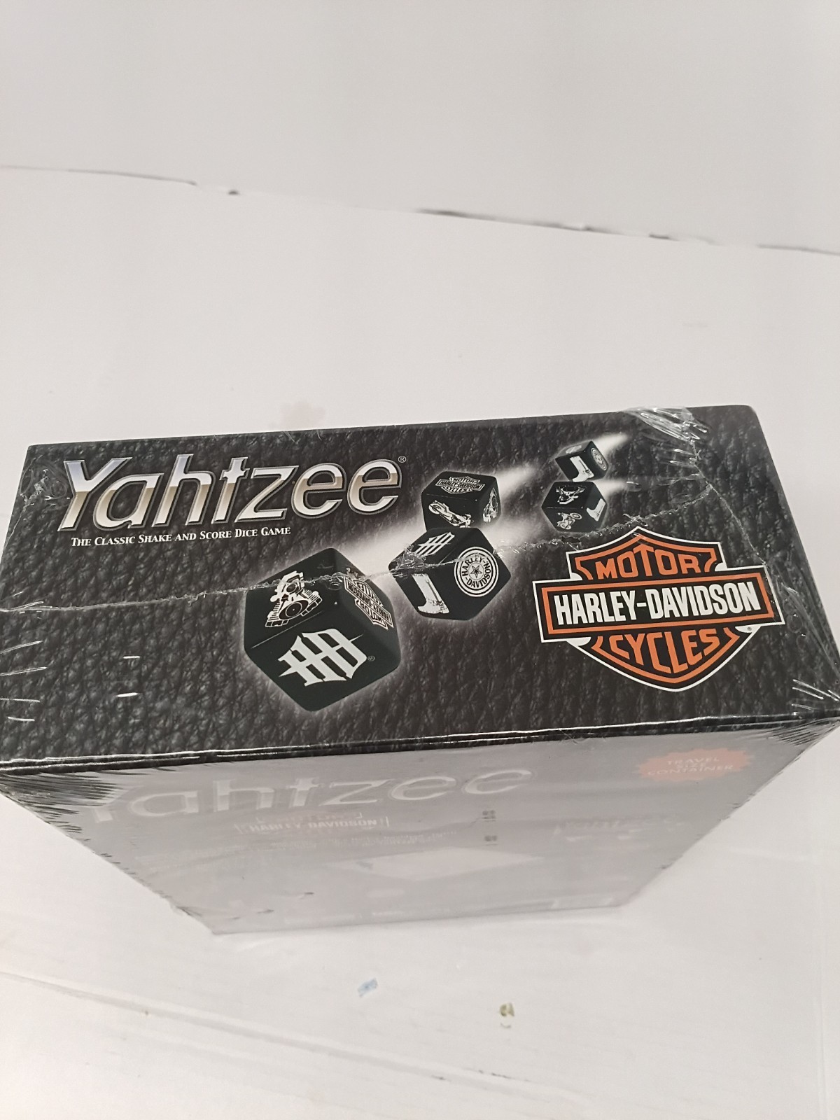 Harley-Davidson branded Yahtzee travel dice game. Sealed