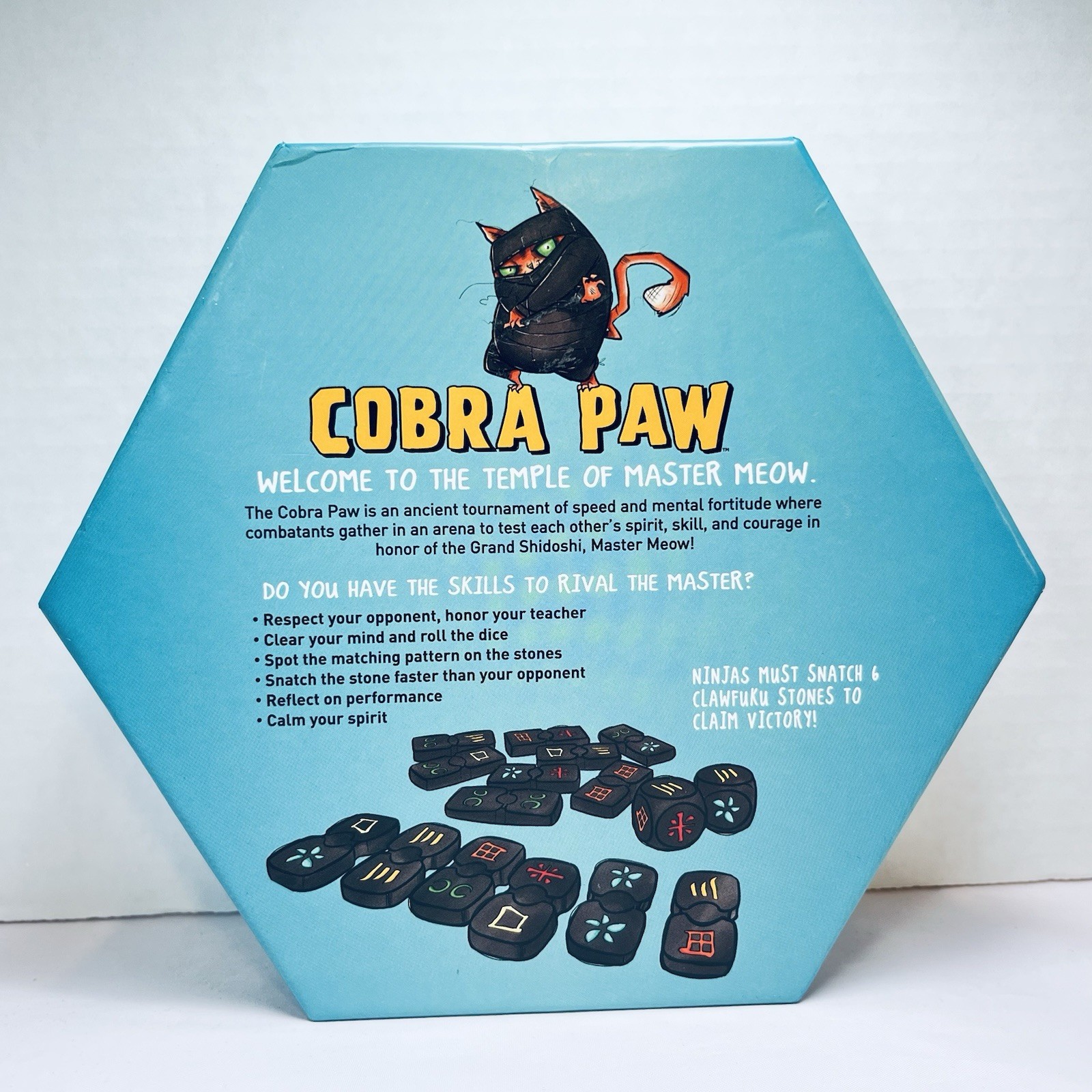 Cobra Paws Ninja Tile Game Bananagrams Master Meow Clawfuku Cat Ninja – Complete