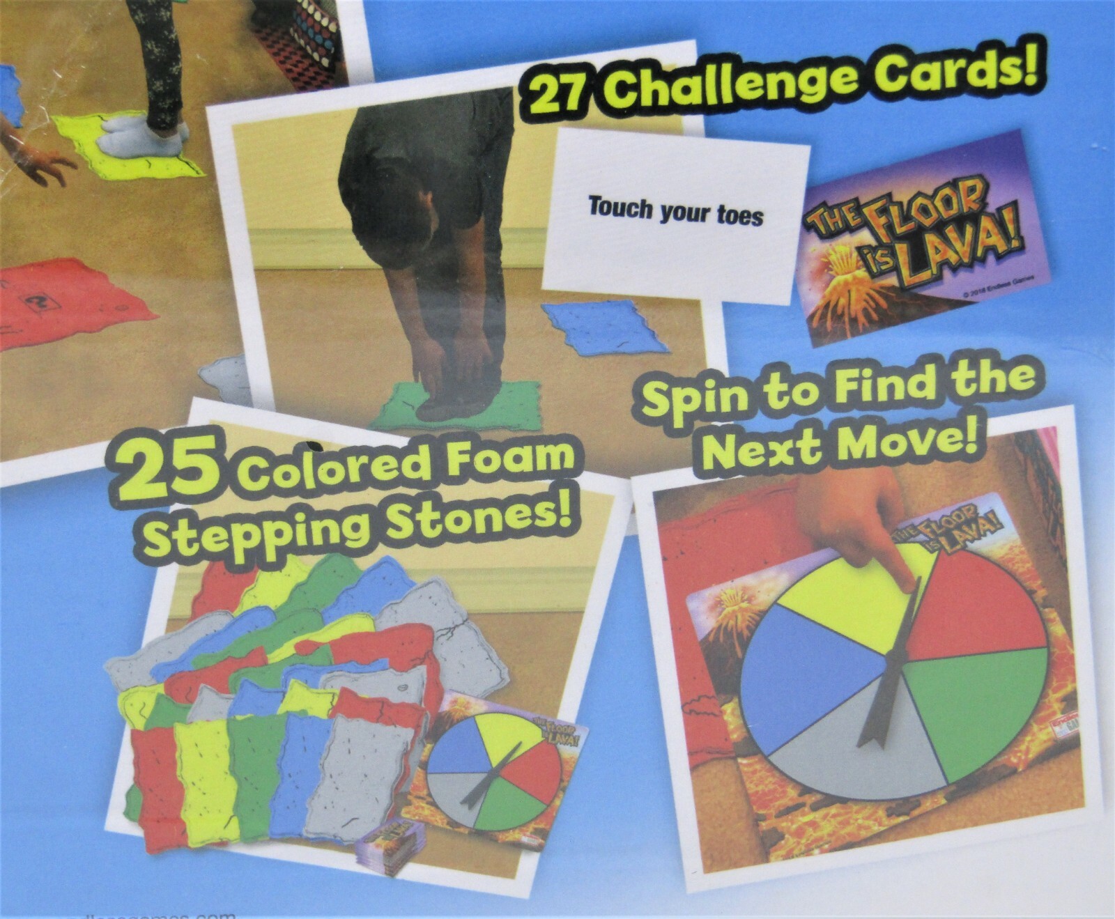 Endless Games, “The Floor is Lava”, Interactive Board Game. NIB.