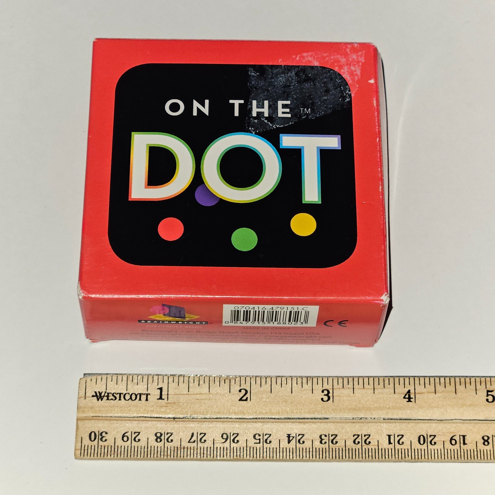 On The Dot Super Spotted Brain Teaser Card Game Box Wear Cards Sealed