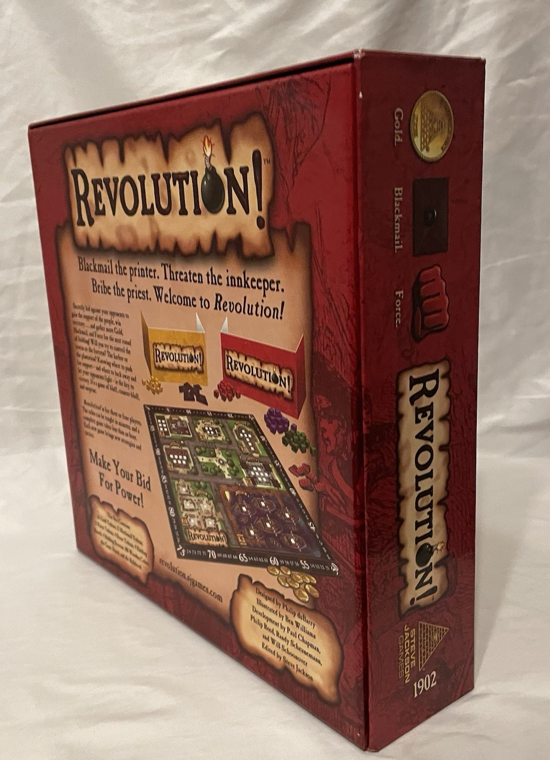 Revolution! Board Game Steve – Jackson Games First Edition, 100% complete – Used