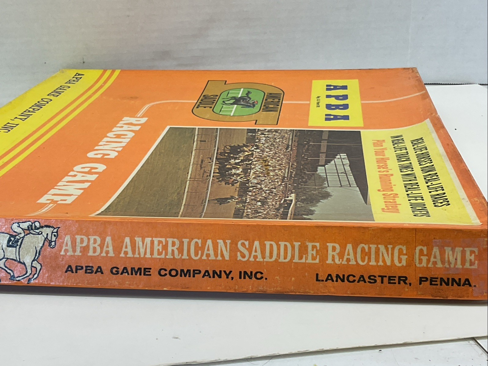 Vintage Apba American Saddle Horse Racing Board Game 1979 Complete