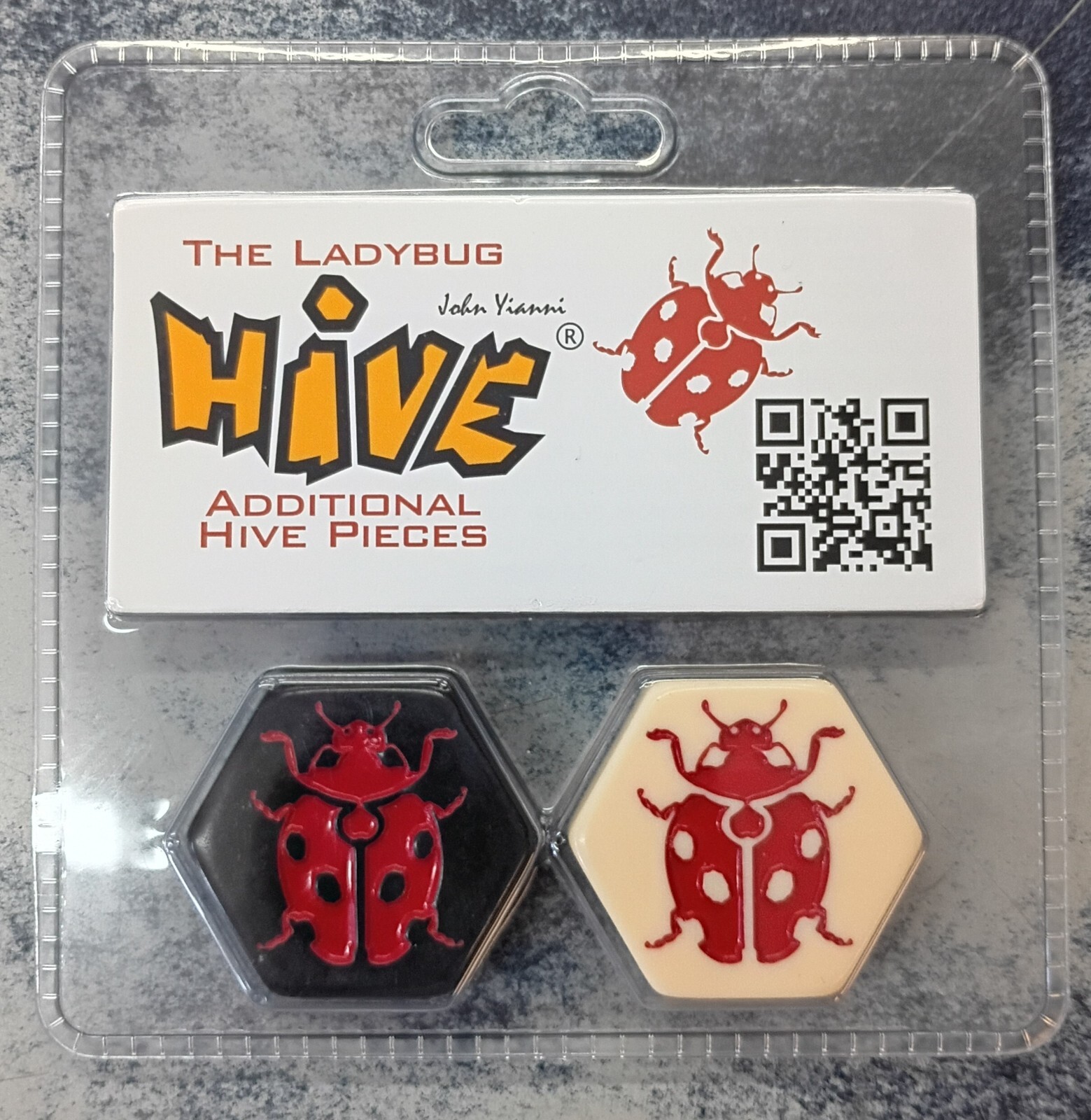 Hive Tile Game: The Ladybug Expansion – Adds 2 Pieces Gen 42