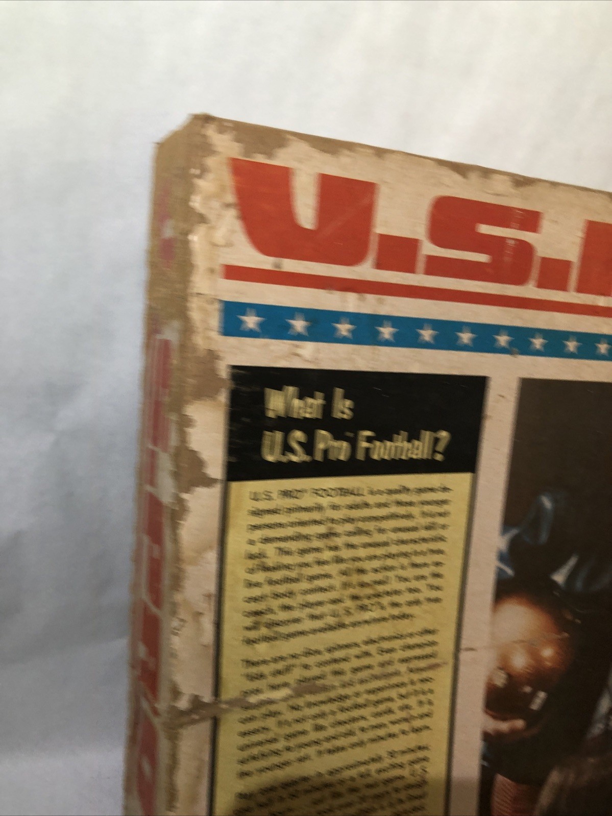 Vintage 1974 U.S Pro Football Board Game. Rare! Large 26”x19” Craft Plastix Co.