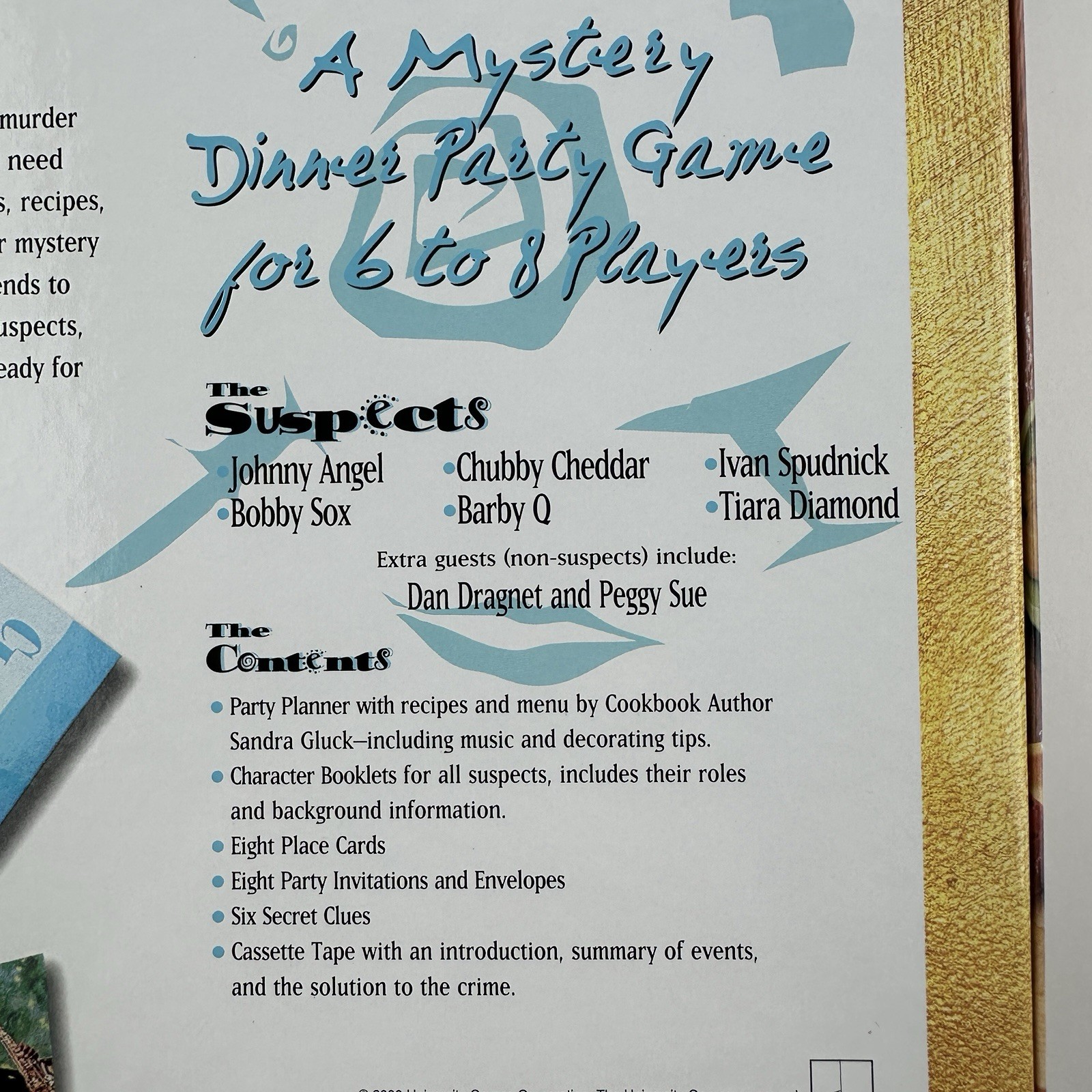 Murder Mystery A Murder on the Grill Dinner Party Game New Open Box
