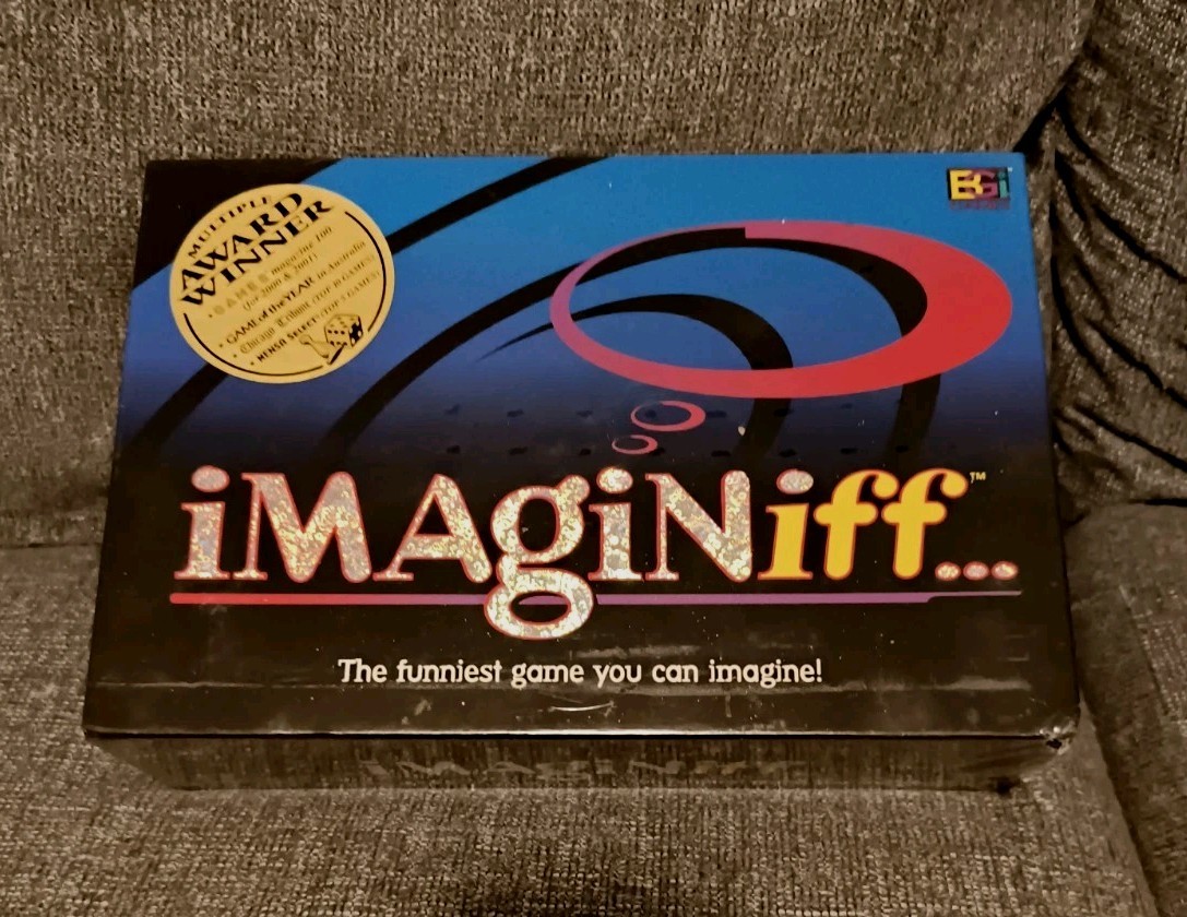 IMAGINIFF Funniest Board Game Ages 12+ 3-8 Players by Buffalo Games USA 1998