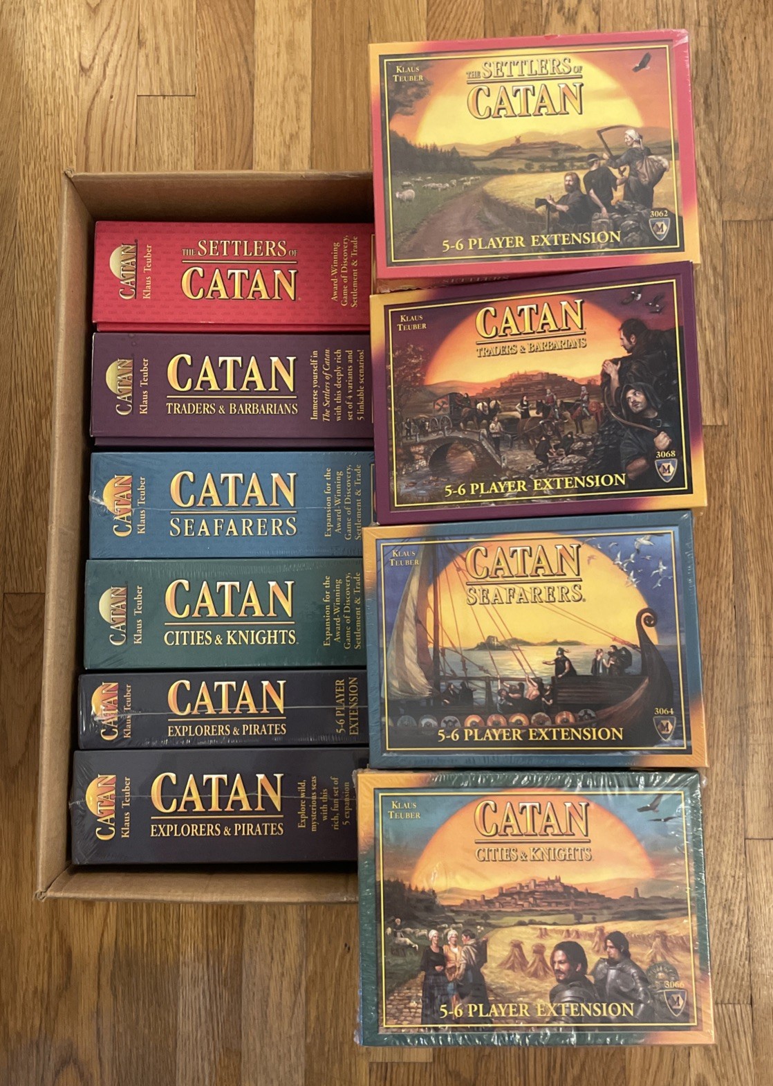 LOT Complete Set CATAN 4th Edition With all Expansions and Extensions