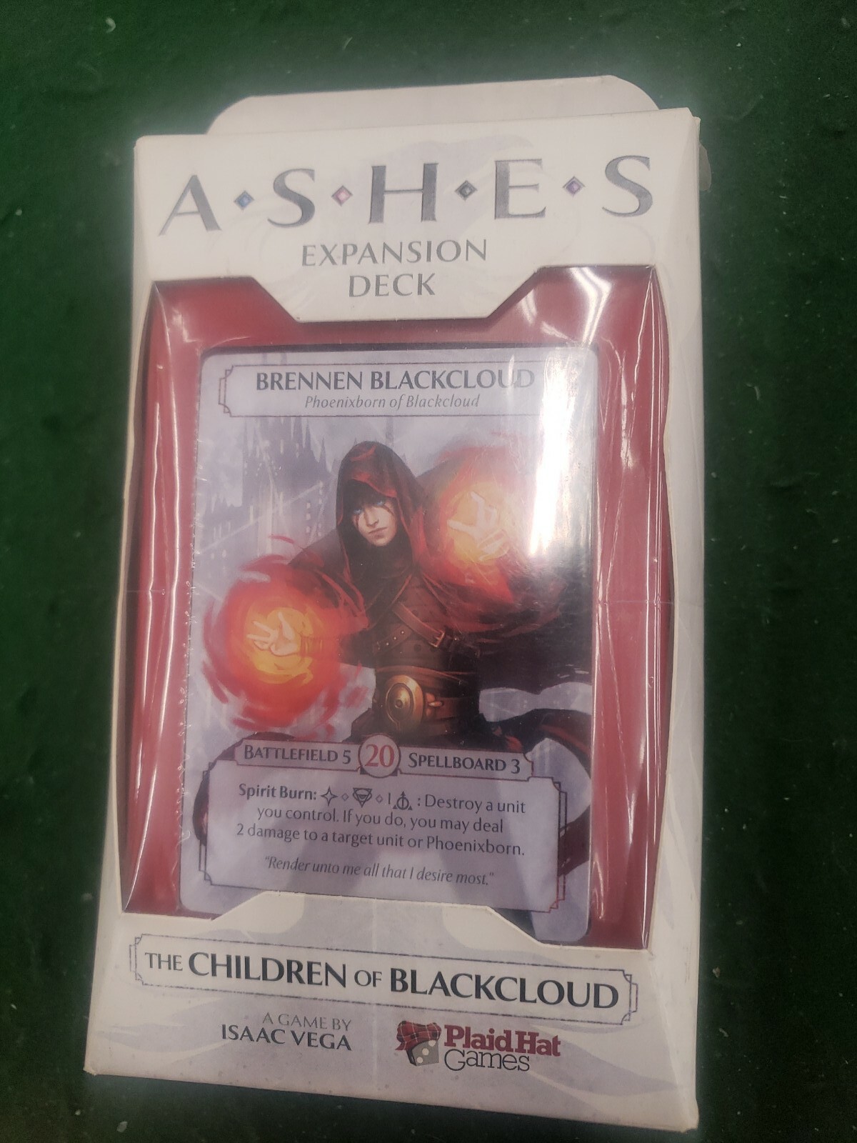 Ashes Children of Blackcloud Board Game Expansion Deck Plaid Hat Games Brennen