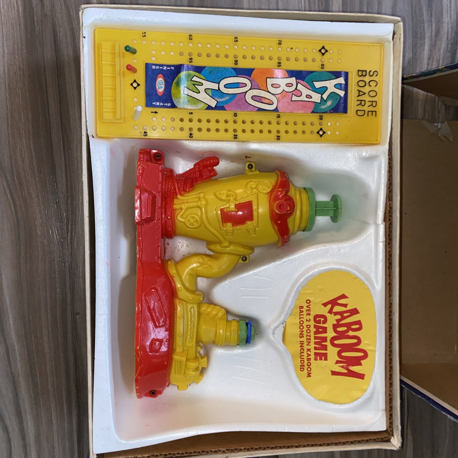 Vintage 1966 Kaboom Balloon Busting Game by Ideal Works