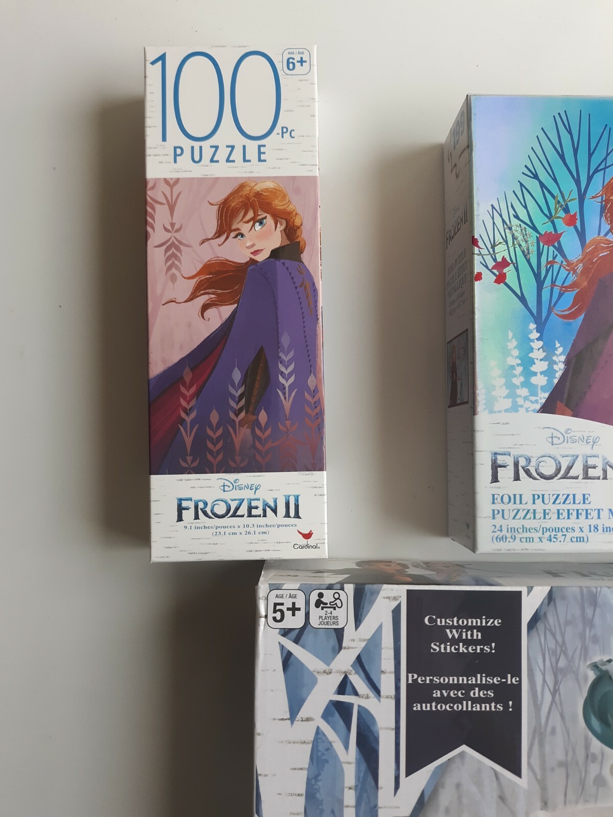 Cardinal Disney Frozen 2 marble frenzy game Bundle with Puzzles