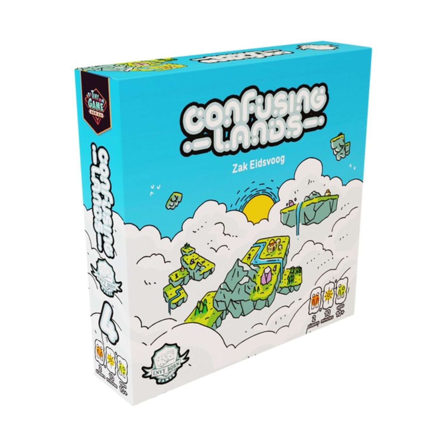 Envy Born Board Game Confusing Lands Box NM