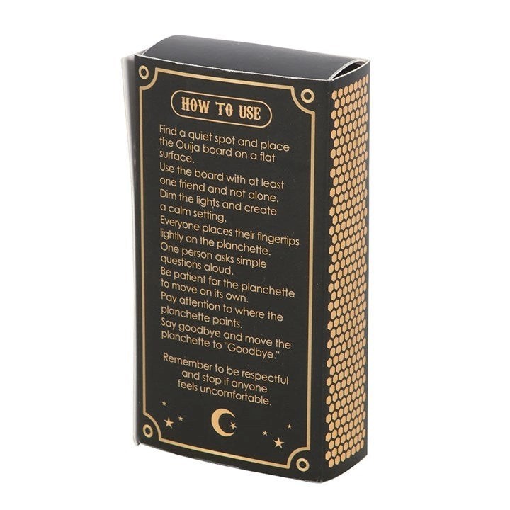Mini Travel Talking Board with Planchette – Matchbox Size Spirit Board Game