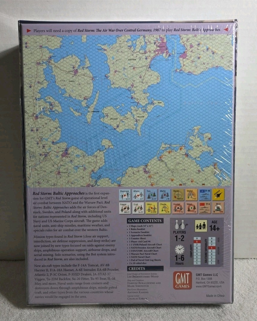 GMT Wargame Red Storm – Baltic Approaches Box New SEALED