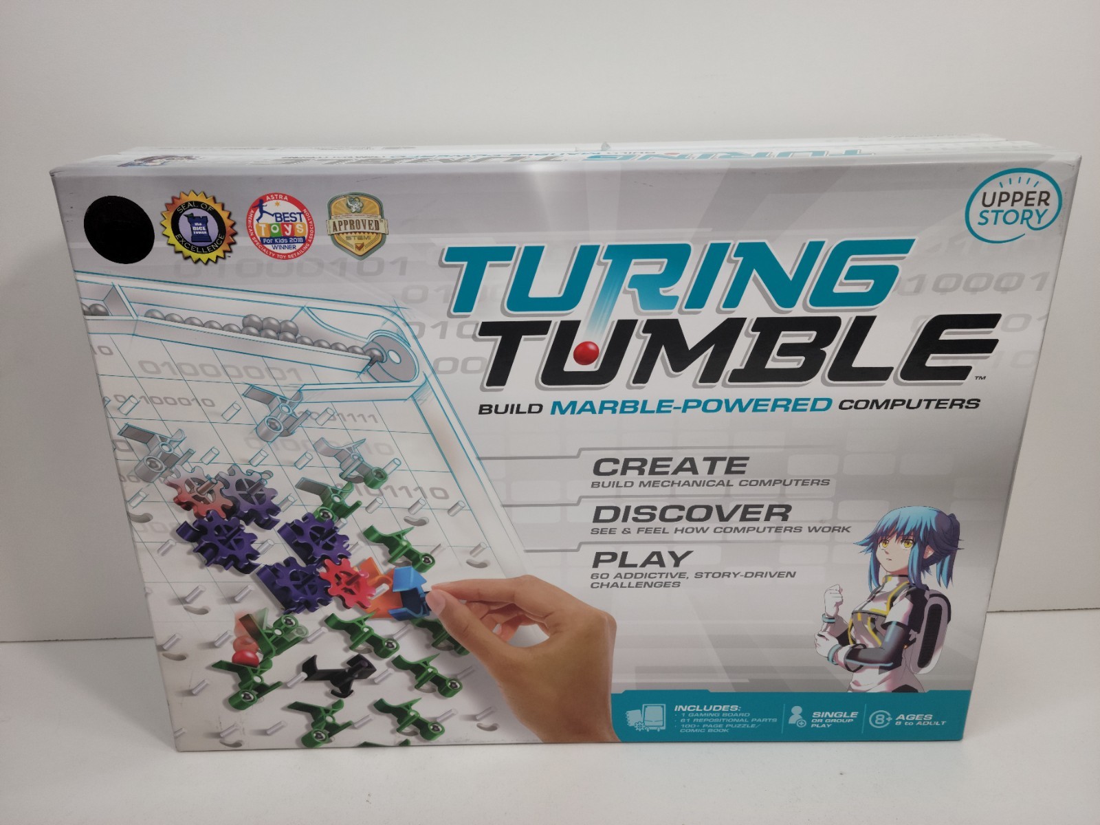NEW Turing Tumble Build Marble-Powered Computers Coding Game Anime School Game