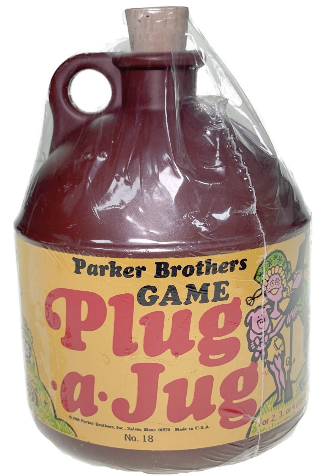 Parker Brothers Games Plug a Jug Vtg 1969 USA Factory Sealed Hillbilly Age 7+