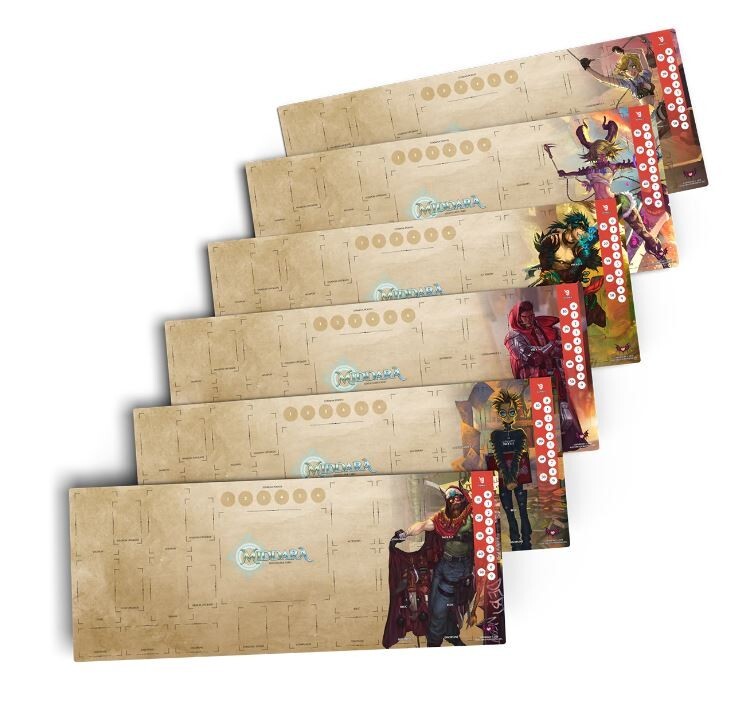 Adventurer’s Playmats (Set of 6) for Middara Unintentional Malum Part I NEW