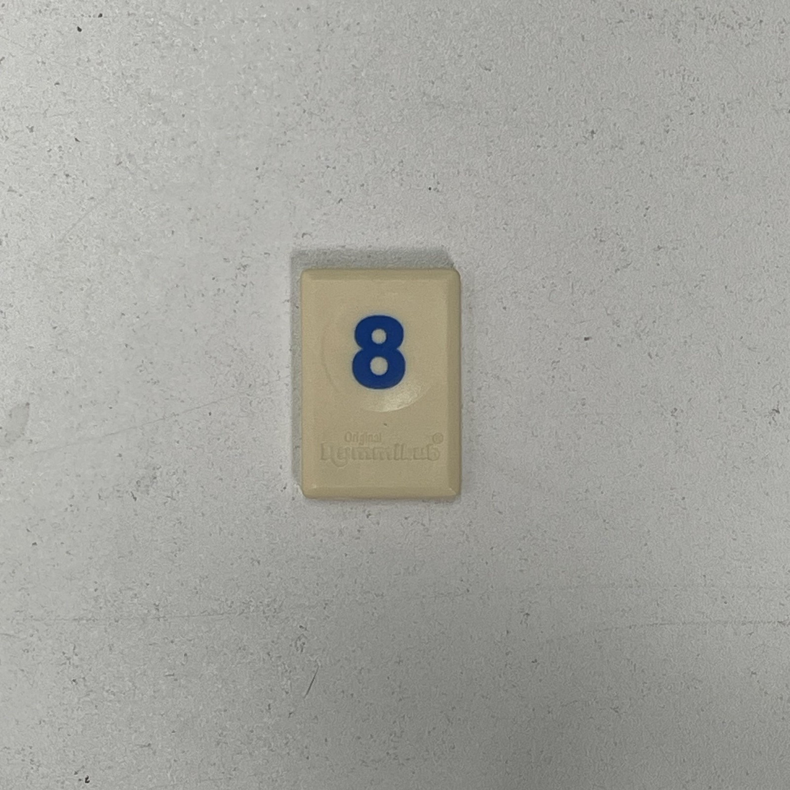 Rummikub Replacement Tiles Blue 8 Pressman 1997 Game Parts