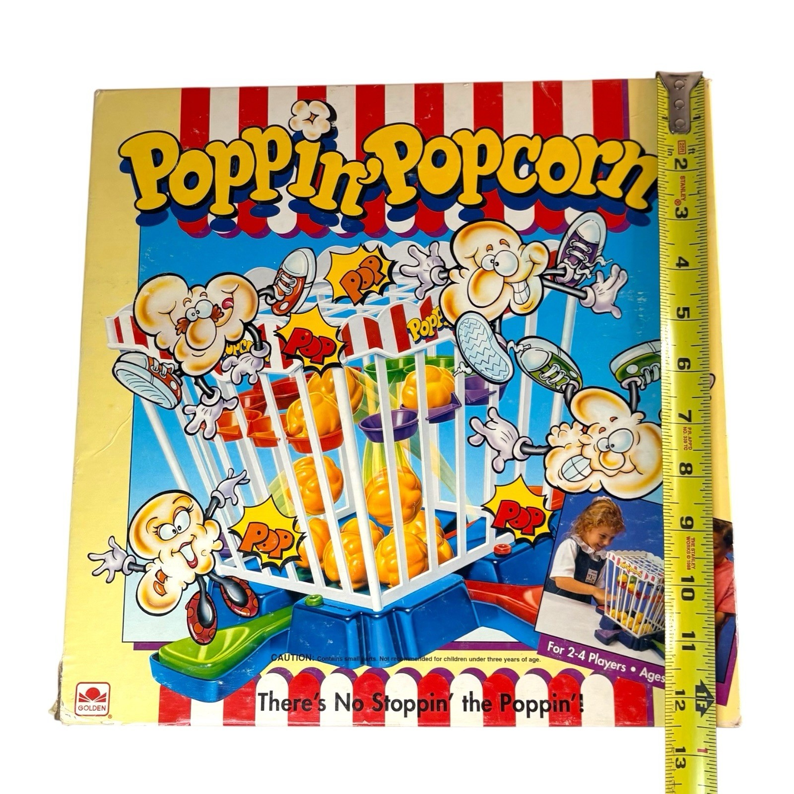 RARE “Poppin’ Popcorn” Game 1993 Vintage Golden Children Family Circus 90s HTF