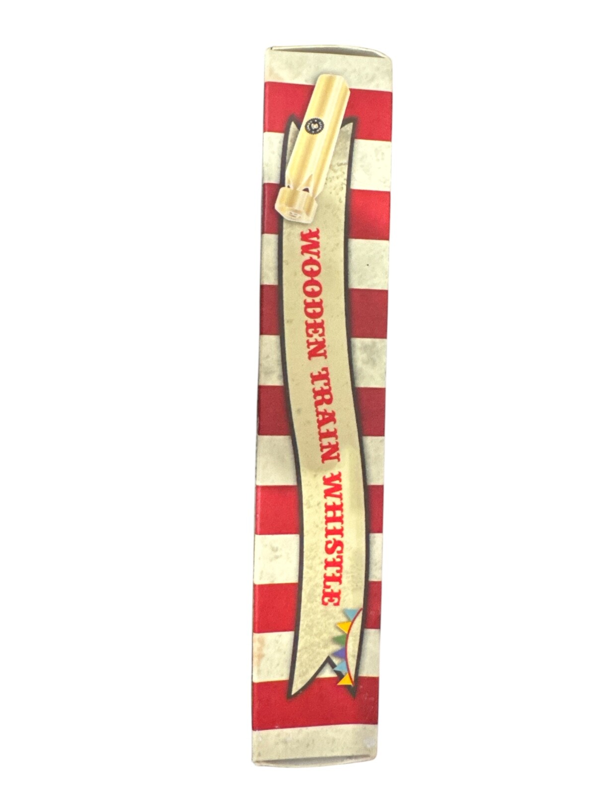 Retro Games Old Fashioned Wooden Train Whistle 9″ Toot Toot Imaginative Play Toy