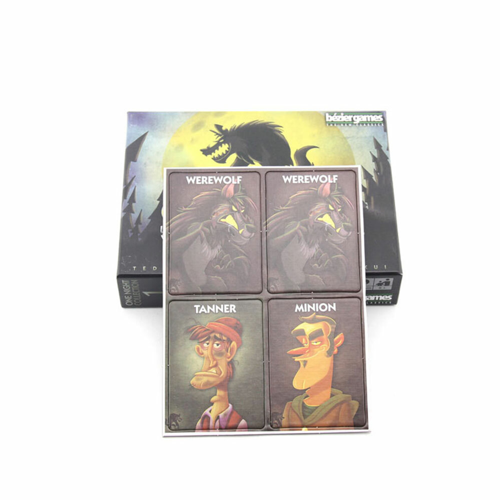 One Night Ultimate Werewolf Game, Bezier Games, Halloween Spirit,3-10 Players OY