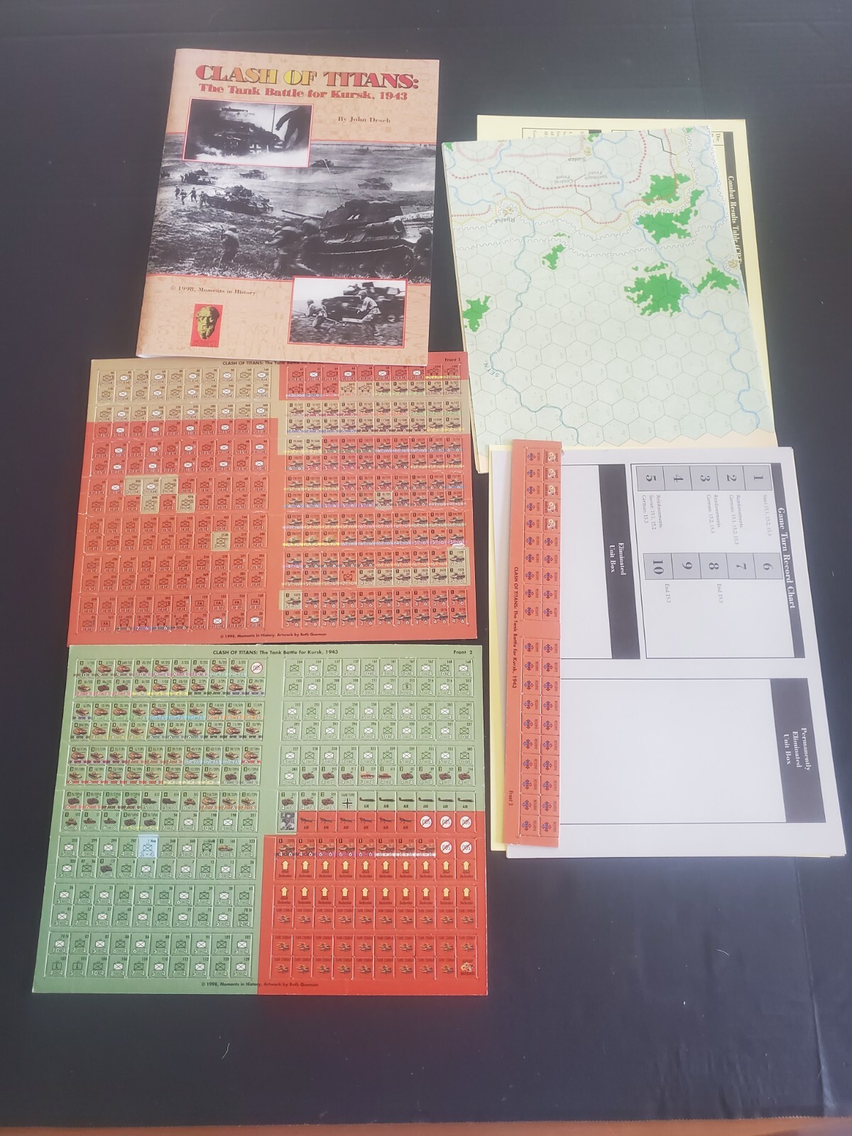 MOMENTS IN HISTORY CLASH OF TITANS KURSK COMPLETE UNPUNCHED RARE