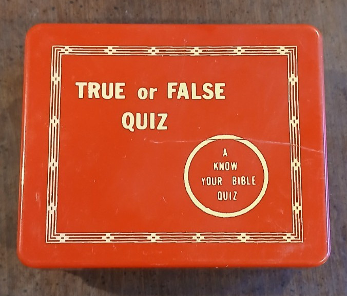 Dickson’s Inc. Two-2 Know Your Bible Games: True or False Quiz & Place the Verse