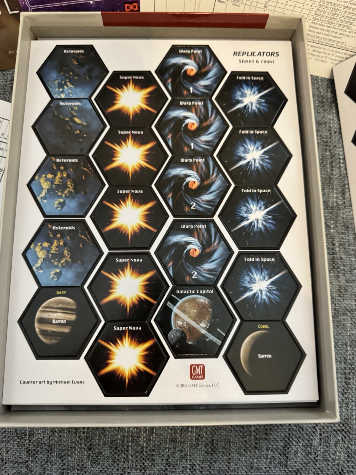 Space Empires: Replicators (open, unpunched) GMT Games GMT1717