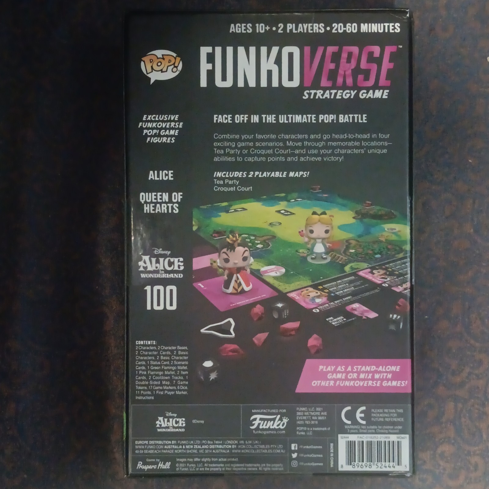 Funko Games Funkoverse Disney Alice in Wonderland Stand-Alone 2 Players 10+ 2023
