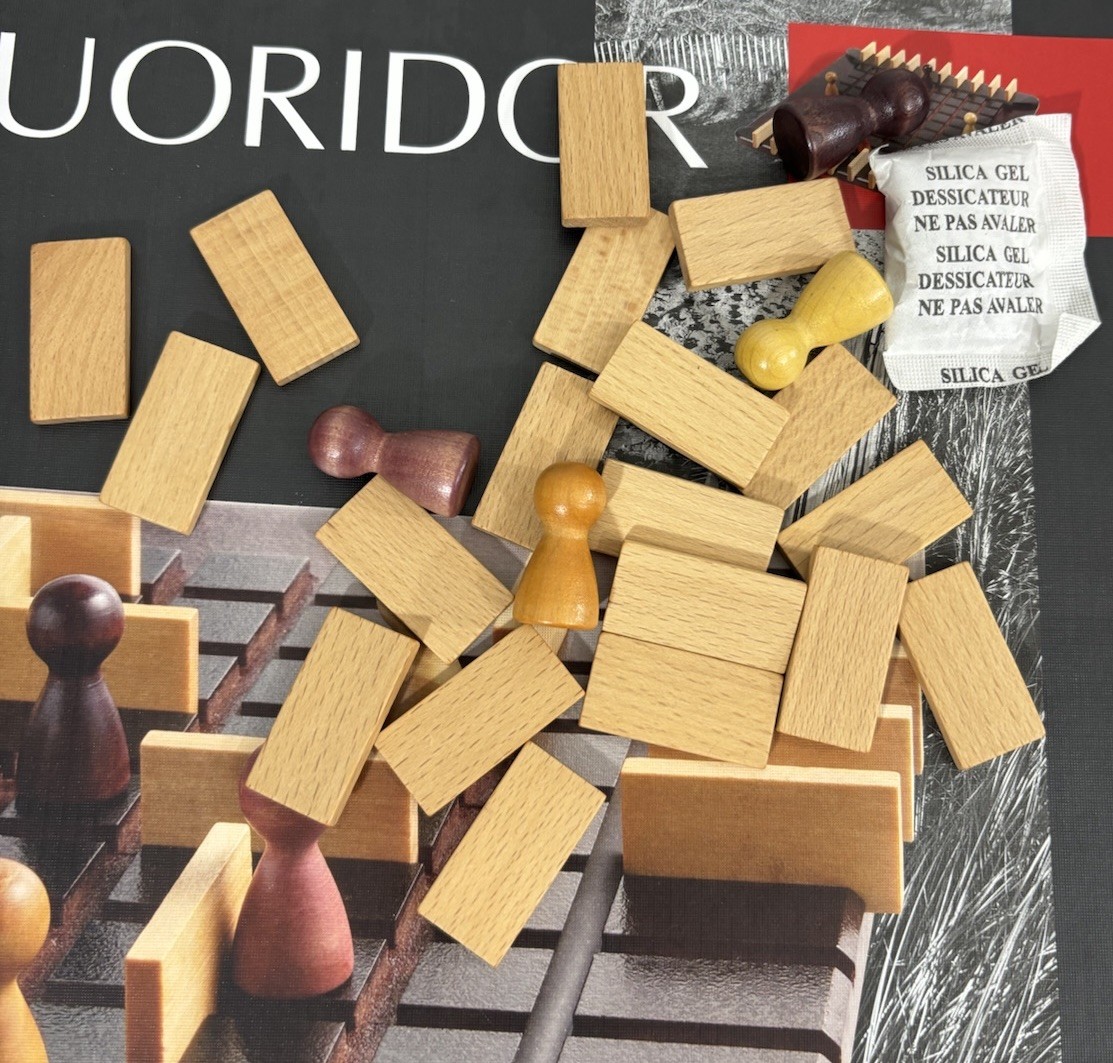 New OPEN BOX Quoridor Board Game Wooden 2007 Gigamic Fundex Games 5203 Complete
