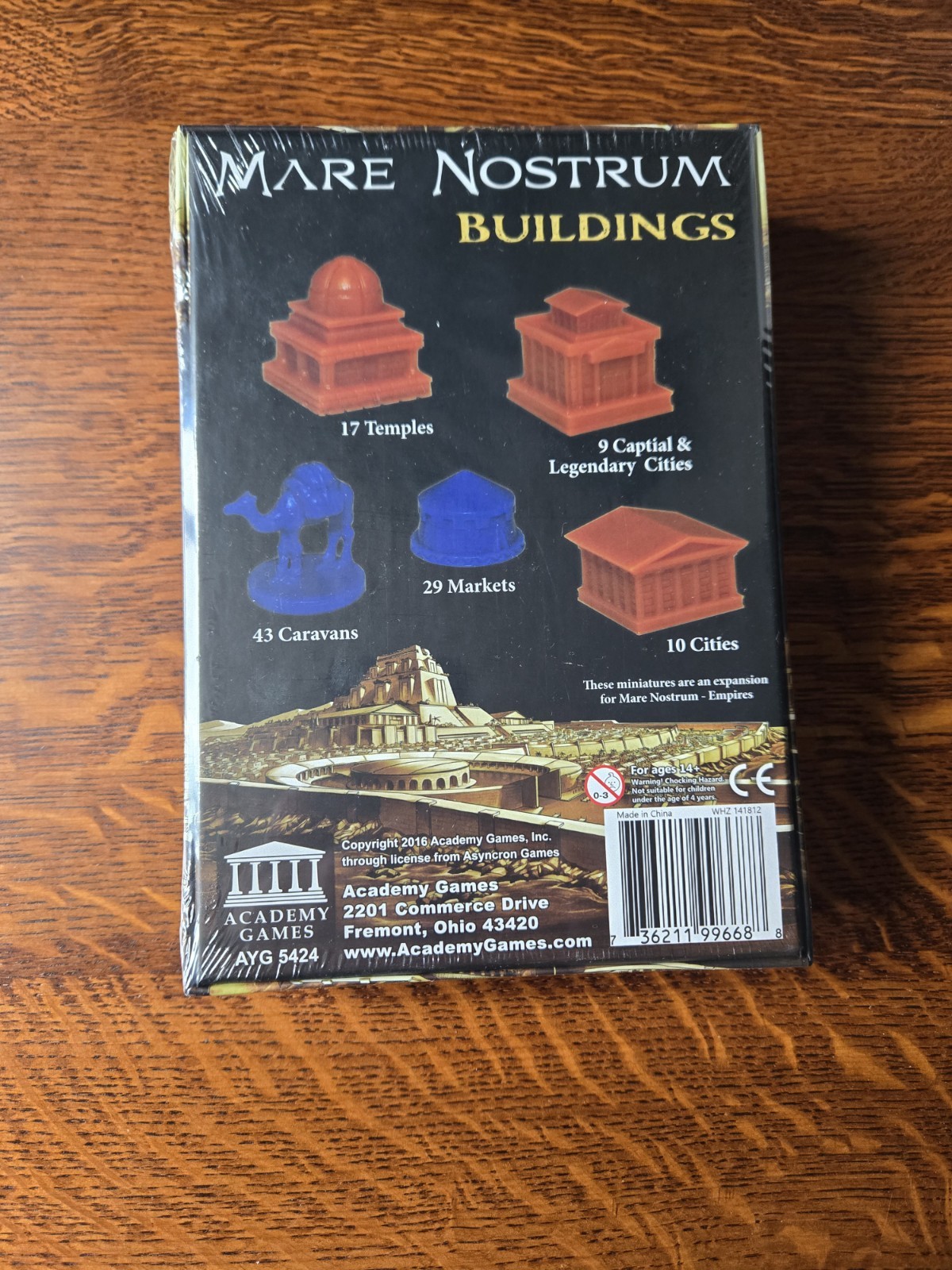 Academy Games Mare Nostrum Buildings Expansion 2016 New Sealed Mint