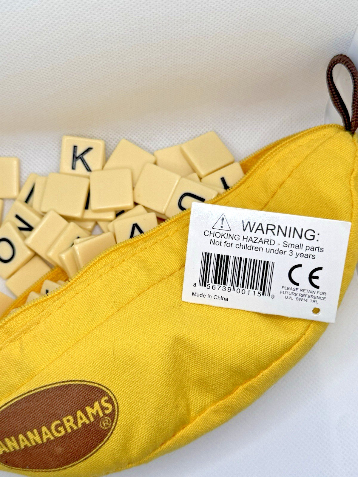 Vintage 2014 Bananagrams Game Complete w/ Instructions & Original Tag