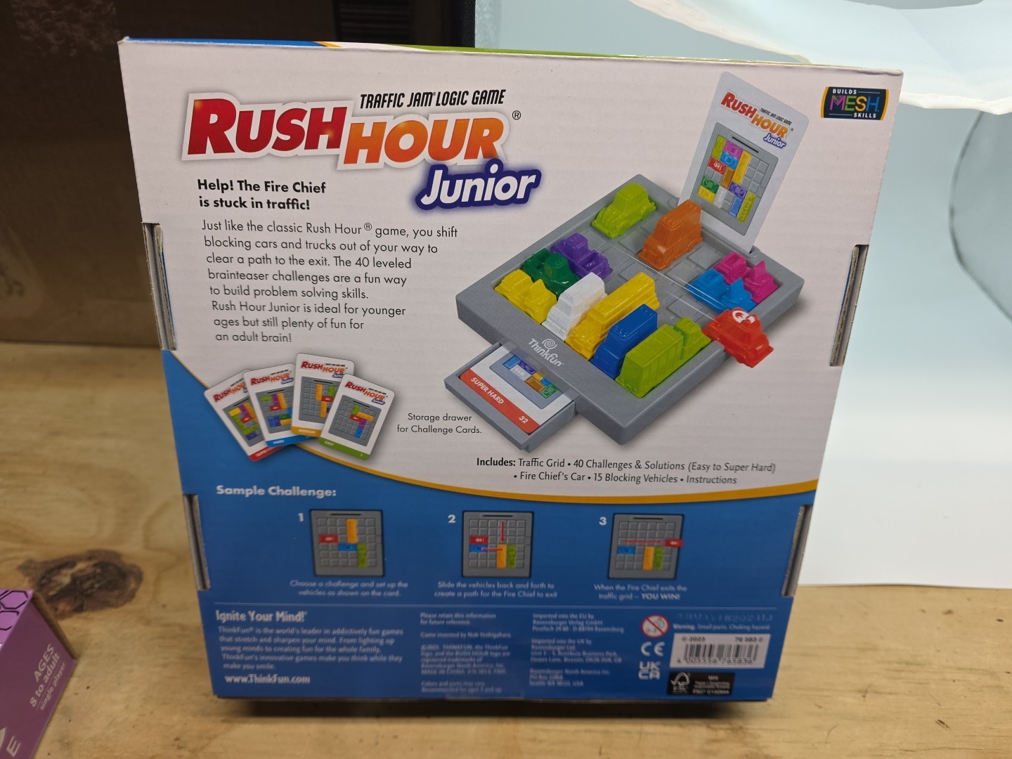 Rush Hour Junior – Classic Traffic Jam Logic Game – New Look for 2024 – STEM …