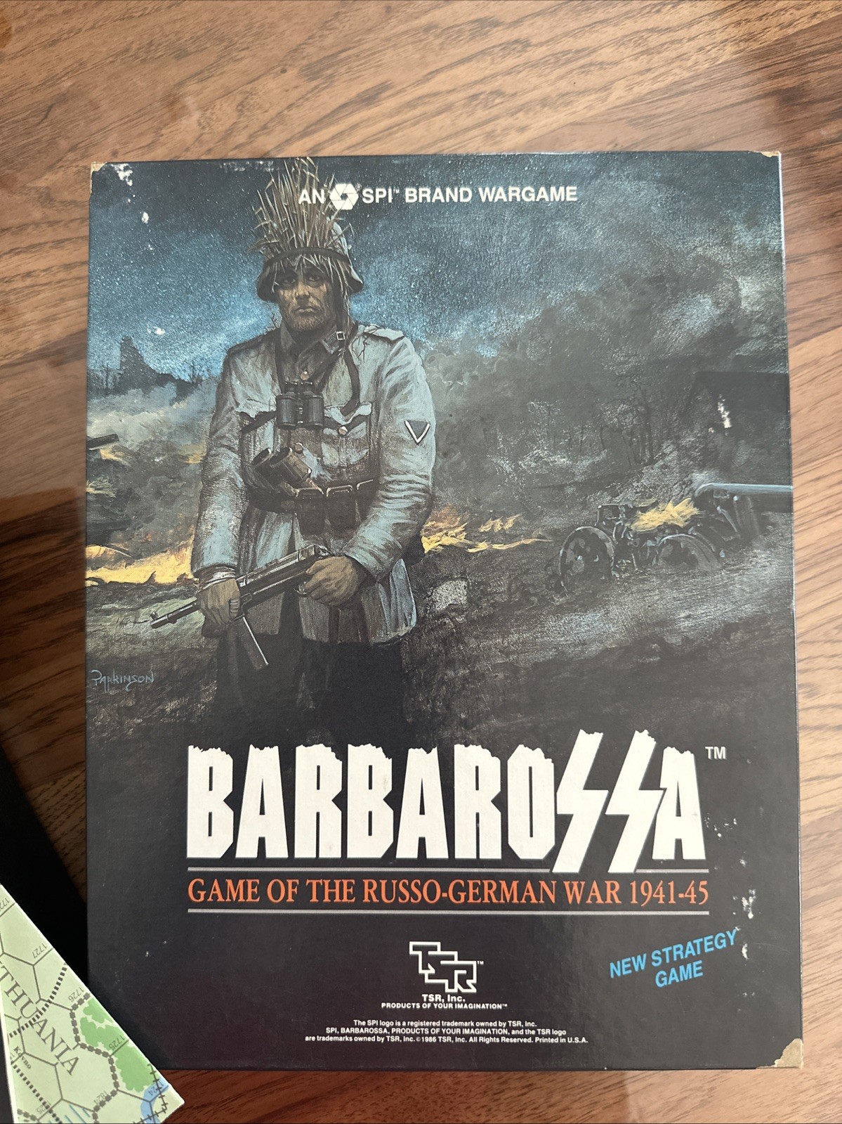 Barbarossa Game of The Russo-German War 1941-45 SPI TSR 1986 UNPUNCHED MINT